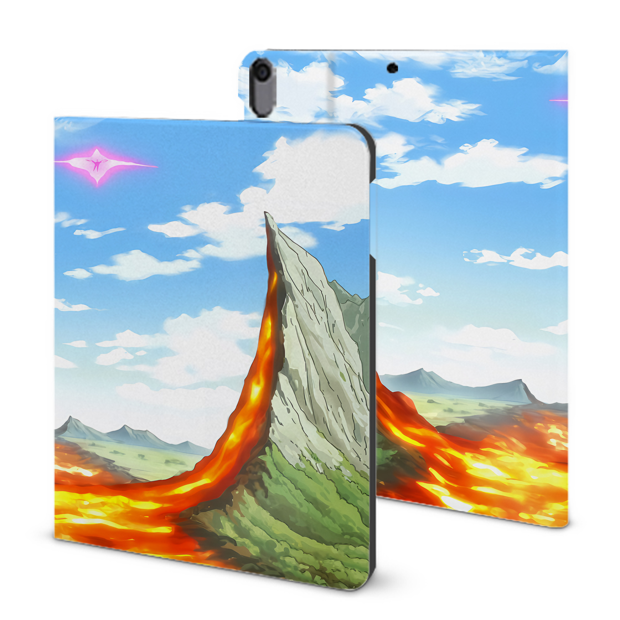 （画像用） 転スラ Regarding Reincarnated to Slime IPad ケース ブック型 PUレザー TPU 耐衝撃 軽量 薄型 ペン収納なし 全面保護 IPad 各モデル対応